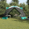 VidaXL Mosquitera de Camping con Puertas Verde para 4 Personas Impermeable 4