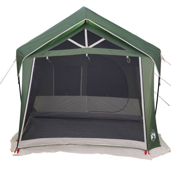 Carpa de Camping  con Ventanas Verde para 10 Personas Impermeable M 5