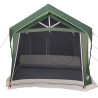 Carpa de Camping  con Ventanas Verde para 10 Personas Impermeable 5