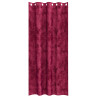Cortinas de Veludo 2 pcs com Ilhós Vermelho Vinho 260x140 cm 5