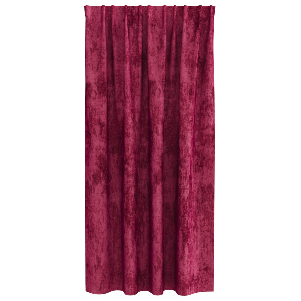 Cortinas de Veludo 2 pcs com Ilhós Vermelho Vinho 175x140 cm M 5