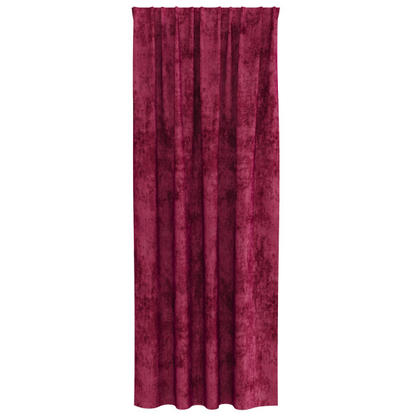 Cortinas de Veludo 2 Peças com Ilhós Vermelho Vinho 245x140 cm M 5