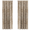 Cortinas de 2 pcs con Ojetes Champagne 245x140 cm 3