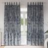 Cortinas de Terciopelo 2 pcs con Ojetes Gris Plata 225x140 cm 1