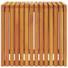 Mesa Lateral de Jardín 43x36x40 cm Madera Maciza de Teca 5