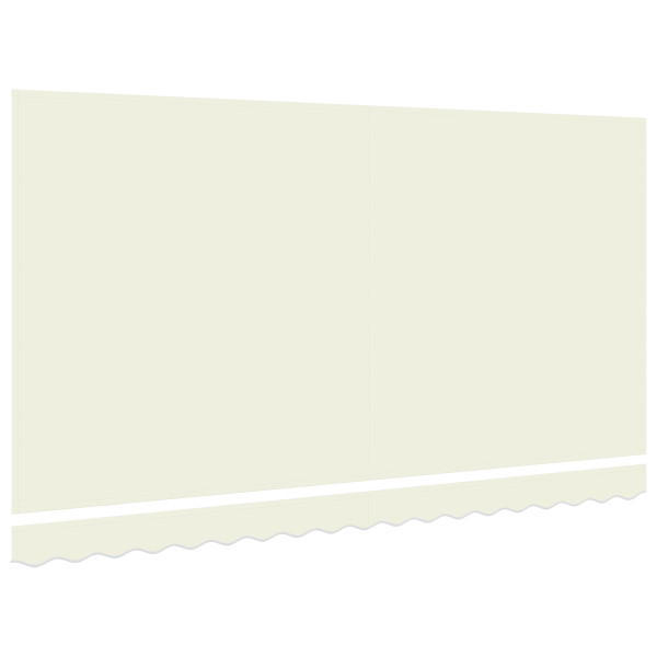 Tecido de Substituição do Toldo para Estrutura de 4x2 m Creme M 5