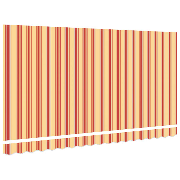 Tecido para Substituição de Toldos para Estrutura 4x2 m Listrado Multicolorido M 5