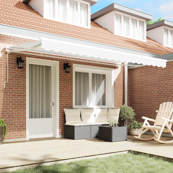 Tela de Reemplazo para Toldos para Marco de 4x2 m Blanca M 4