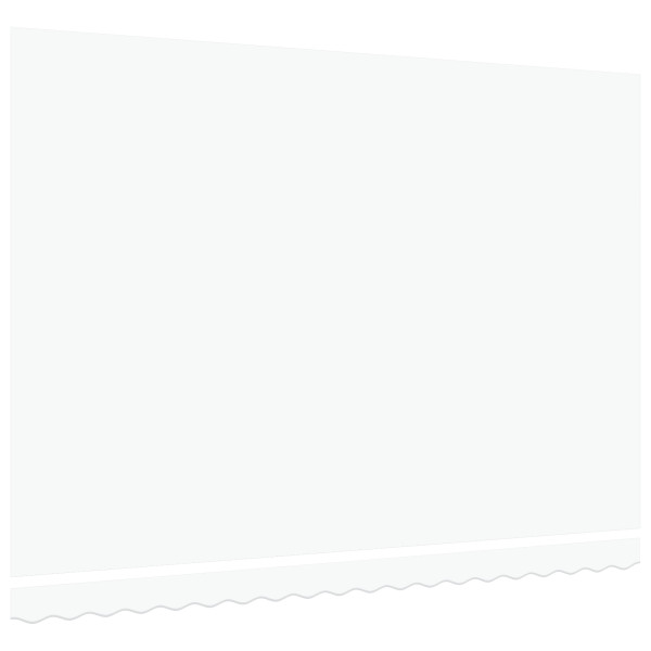 Tecido de Substituição do Toldo para Estrutura de 4.5x3.5 m Branco M 5