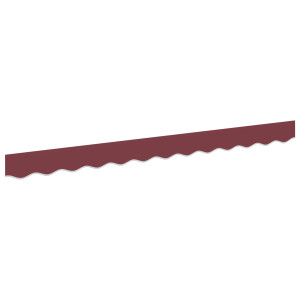 Valência de toldos pra estrutura de 2.5m bordô 2.3x0.2m H