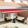 Valance de Toldos pra Estrutura de 5m Vermelho 4.8x0.2m 1