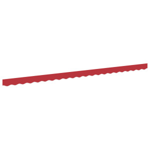 Valance de Toldos pra Estrutura de 5m Vermelho 4.8x0.2m H