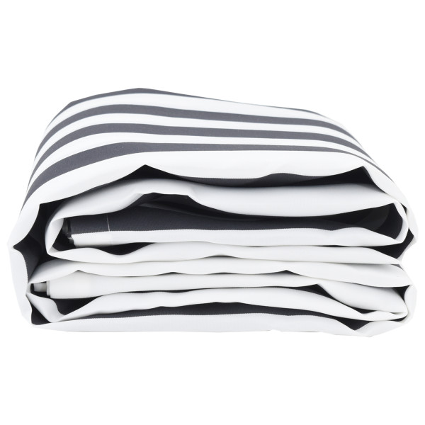 Tecido para Substituição de Toldo Antracite e Branco 3 x 2 m M 4