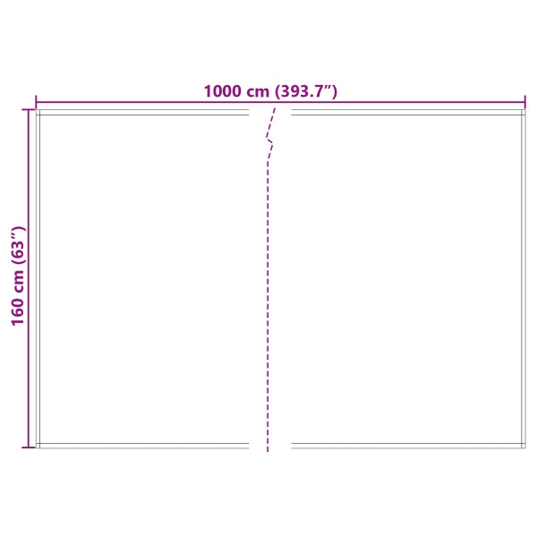 Tela de Reemplazo para Toldo Multicolor 10x1.6 m M 5