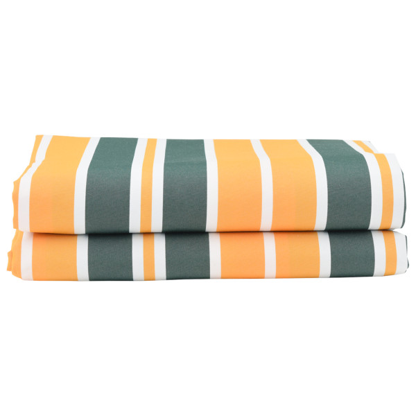 Tela de reemplazo para toldo Verde y Amarillo 10x1.6 m M 3