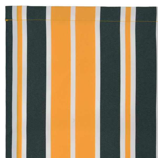 Tela de reemplazo para toldo Verde y Amarillo 10x1.6 m M 5