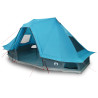 Tienda Familiar Tipi Azul Impermeable para 6 Personas 4