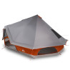 Tienda Familiar Tipi - Gris y Naranja. para 10 Personas. Impermeable 4