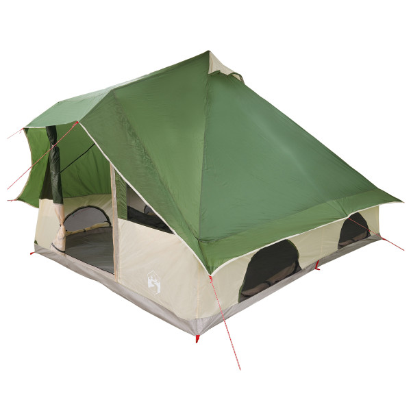 Carpa Familiar Tipi Verde Impermeable para 8 Personas M 3