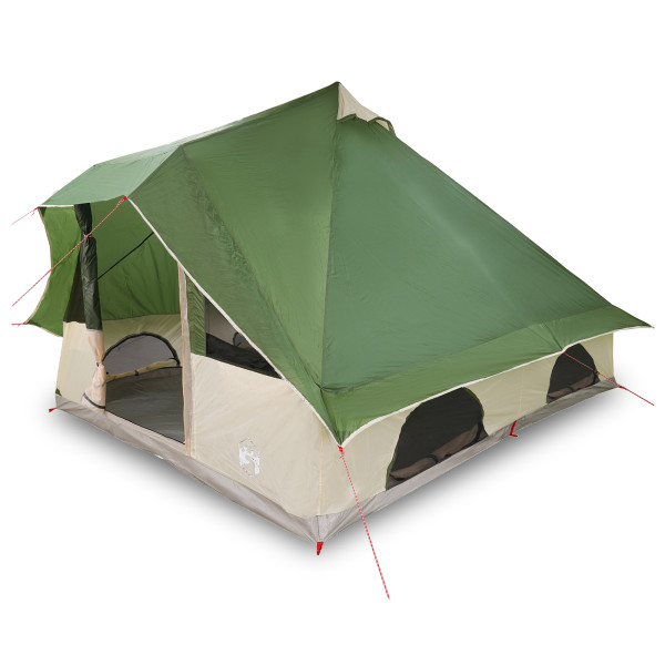 Carpa Familiar Tipi Verde Impermeable para 8 Personas M 4