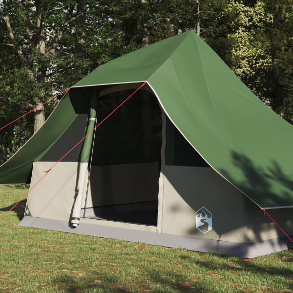 Tienda Familiar Tipi Verde Impermeable para 10 Personas M 5