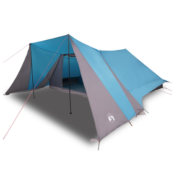 Tenda Familiar com Varanda Ampliada - Azul - Impermeável para 12 Pessoas M 4