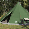 Tienda Familiar Tipi Verde para 12 Personas Impermeable 5