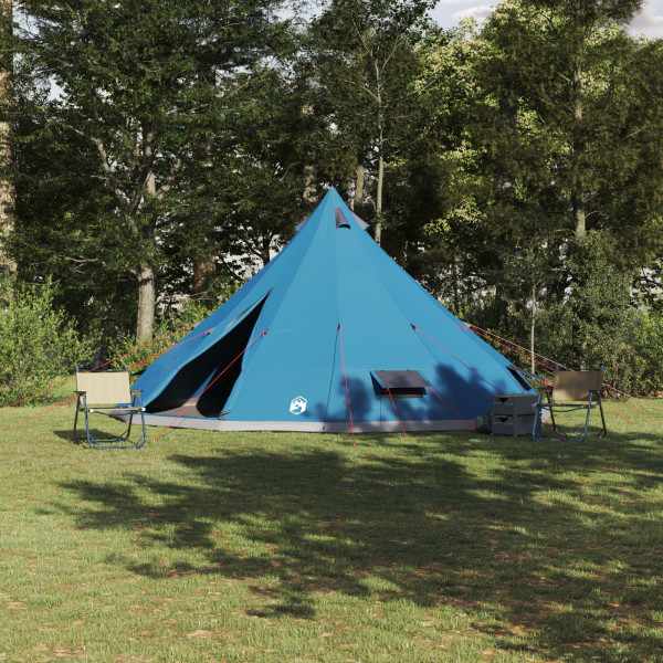 Tienda Familiar Tipi Azul Impermeable para 12 Personas D