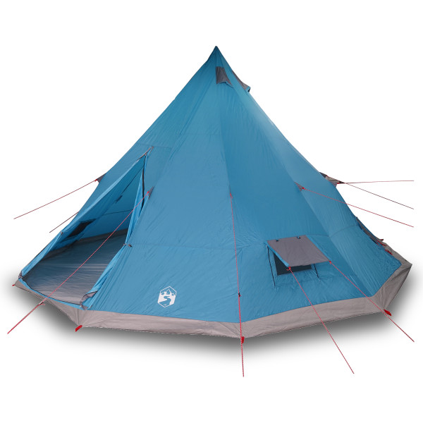 Tienda Familiar Tipi Azul Impermeable para 12 Personas M 4