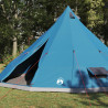 Tenda Familiar Tipi Azul para 12 Pessoas Impermeável 5