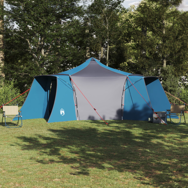 Carpa Familiar Tipi Azul 8 Personas Impermeable D