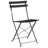 Cadeiras de Jardim Dobráveis  2 pcs Antracite em Aço 4