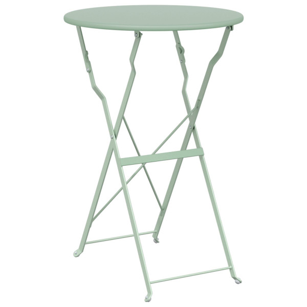 Set de Bistro Plegable de 3 Piezas  en Verde Espuma de Mar M 4