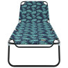 Tumbona Plegable Patrón de Hojas Tejido Oxford 600D 4
