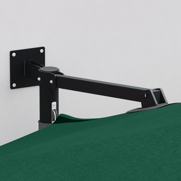 Sombrilla Grande Verde para Patio Metal. Poliéster Grande M 4