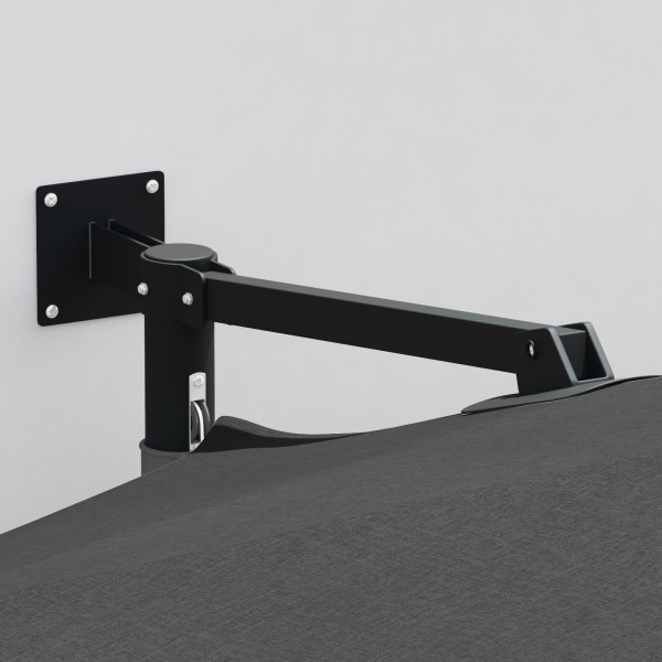 Parasol de Jardim Montado na Parede Antracite 250 cm M 4