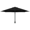 Parasol de Jardim Montado na Parede Preto 250 cm 5