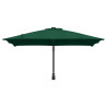 Sombrilla Patio Verde Poliéster 300 cm x 300 cm Plegable 5