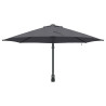 Parasol de Jardim Montado na Parede com LEDs Antracite. 248 cm 5