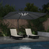Parasol Cantilever Roma com LEDs Antracite 352x251x265 cm - Estrutura de Alumínio 5