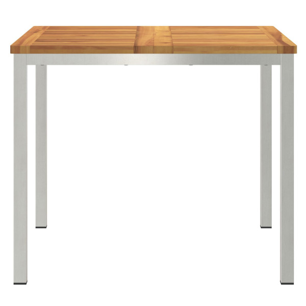 Mesa de Comedor 90x90x74.5 cm Acacia Sólida M 5