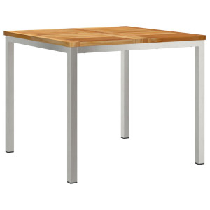 Mesa de Jantar 90x90x74.5 cm Madeira Sólida de Teca H
