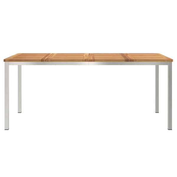 Mesa de Jantar 180x90x75 cm Madeira Sólida de Acácia M 5