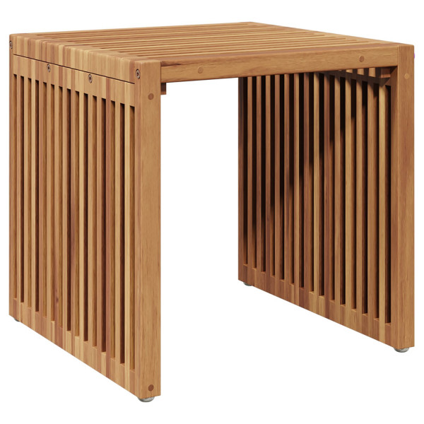 Mesa Lateral de Jardín 45x42.5x45 cm Madera de Teca M 2