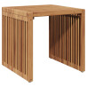 Mesa Lateral de Jardín 45x42.5x45 cm Madera de Teca 2