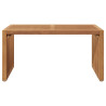 Mesa Lateral de Jardín 70x37.5x35.5 cm de Madera Sólida de Teca 5