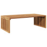 Mesa Lateral do Jardim 110x55x35.5 cm Madeira Maciça Teca 2