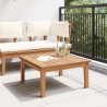 Mesa de Jardim 60x60x30 cm de Madeira Sólida de Teak 5