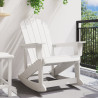 Silla Mecedora Adirondack Blanca 73.5x92x90 cm HDPE 4