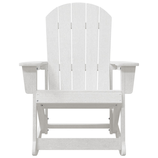 Silla Mecedora Adirondack Blanca 73.5x92x90 cm HDPE M 5